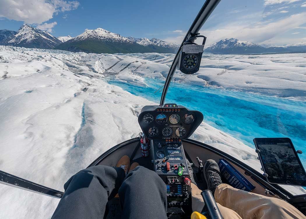 Knik Glacier Landing With Transportation image