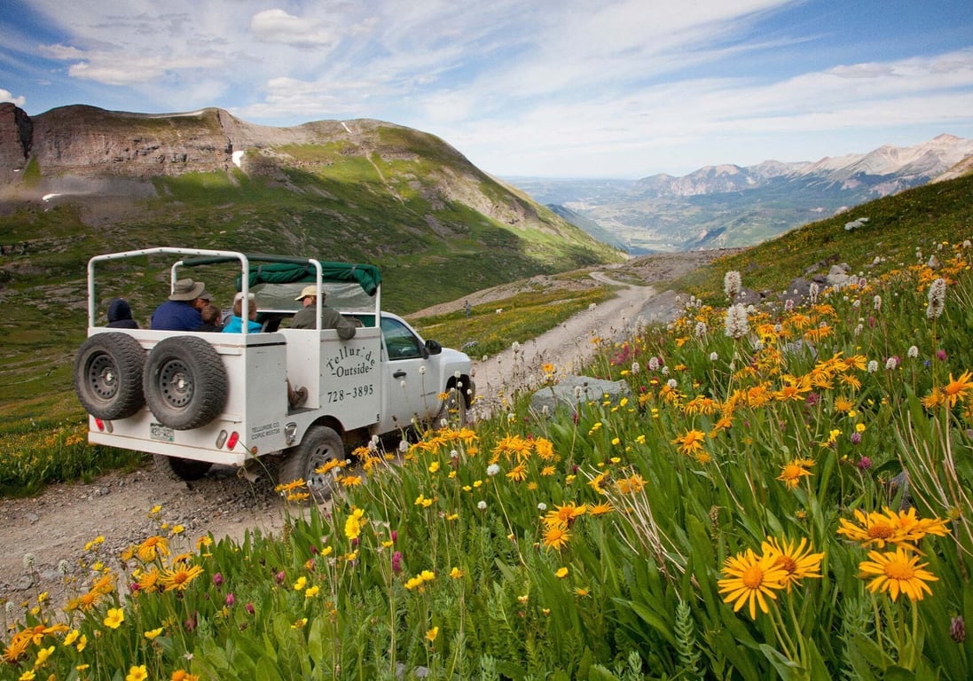 Telluride to Silverton + Brooklyn Mine Jeep Tour Half Day image