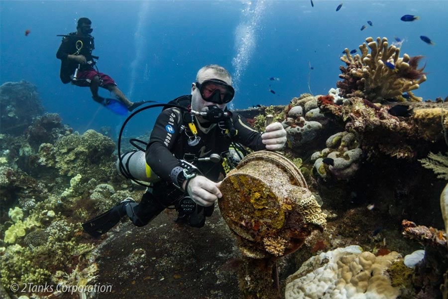 Diving in Roatan