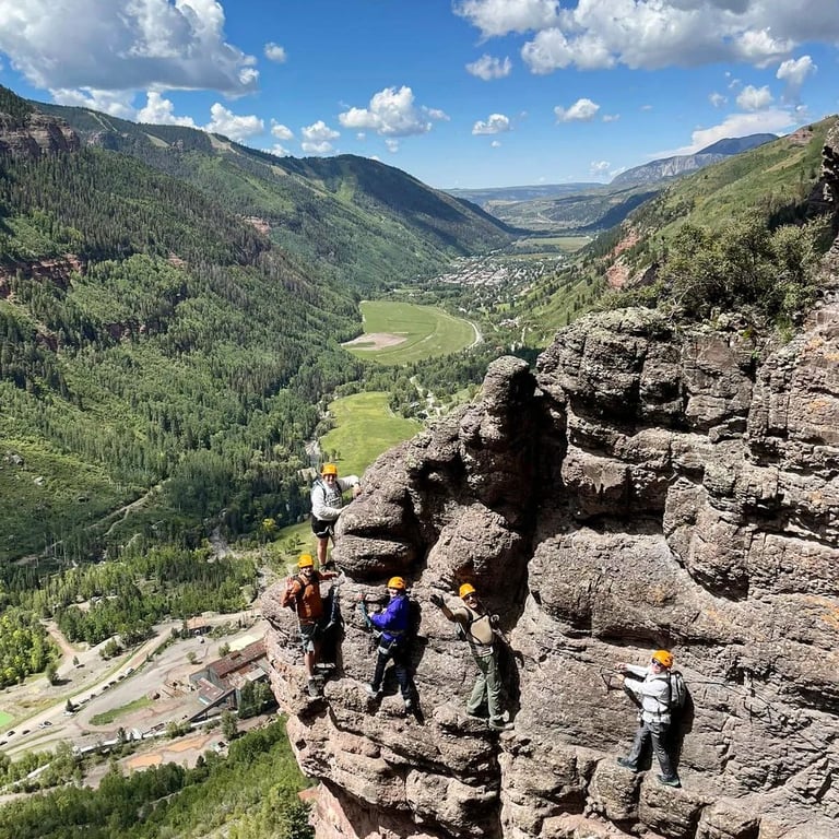 Experience the Thrill: Our Favorite Climbing & Via Ferrata Tours in Telluride image