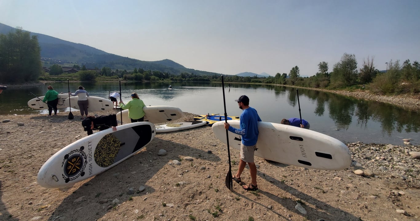 Paddleboard Island Hopping on Lake Dillon image