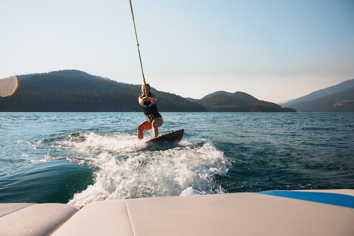 Whitefish Lake Wake Surfing - Half Day image