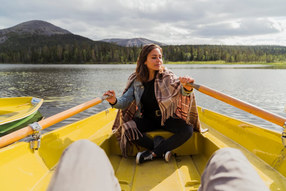Boat in West Yellowstone image