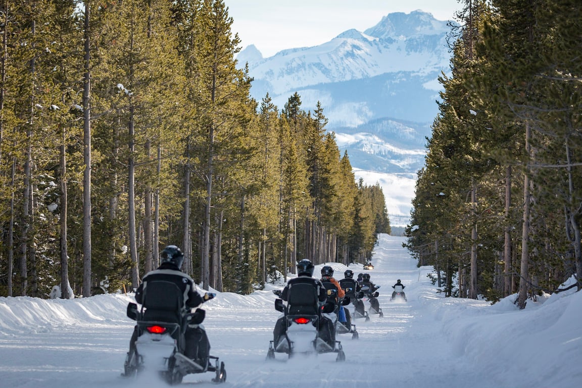 Yellowstone Old Faithful Snowmobile Tour Image 7