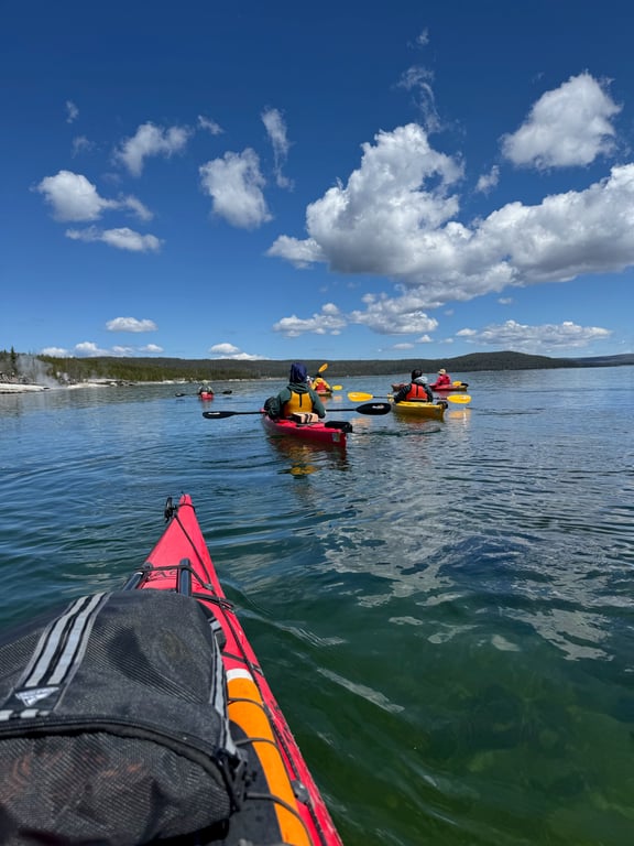 Morning Kayak On Yellowstone Lake Tour Image 6