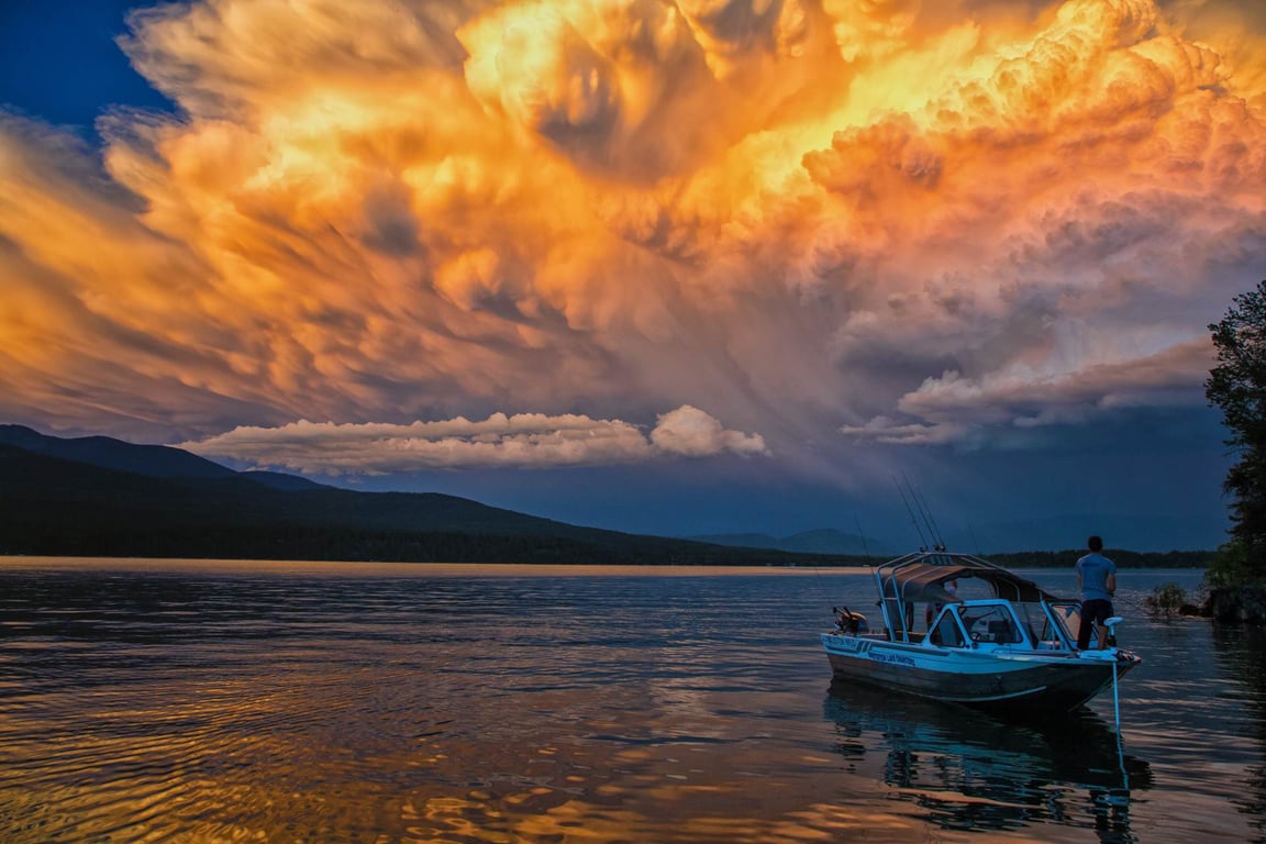 Private Sunset Fishing on Whitefish Lake Tour Image 2