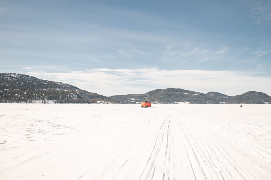 Ice Fishing On Whitefish Lake Tour Image 14