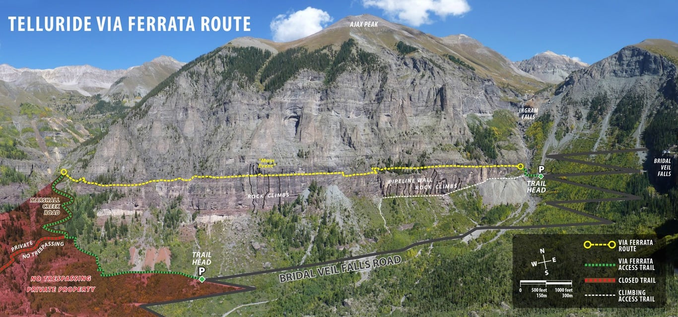 Telluride Via Ferrata Route