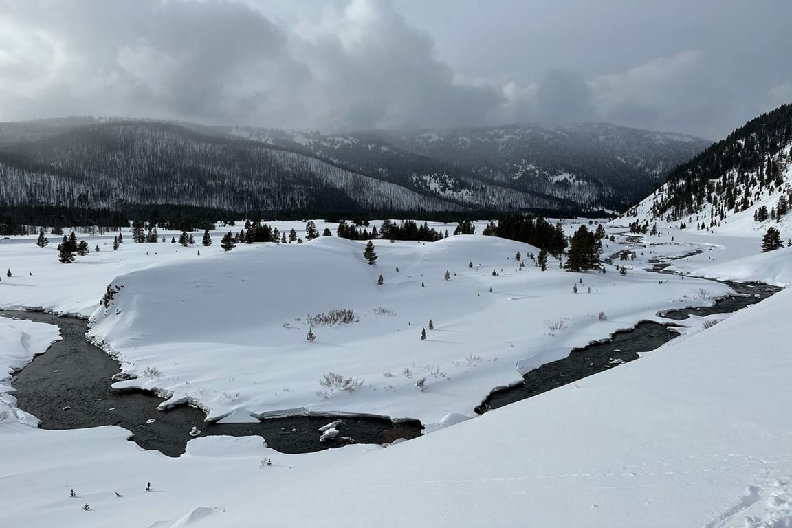 Private Big Sky Snowshoe Tour Image 5