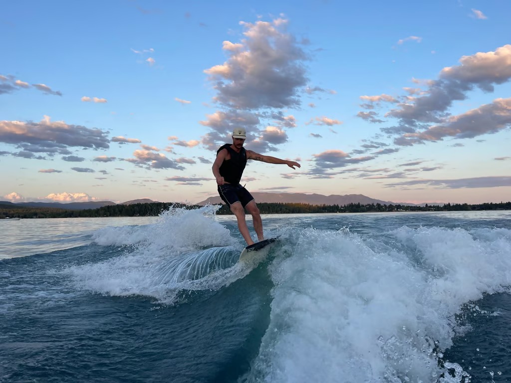 Whitefish Lake Wake Surfing - Half-Day Tour Image 5