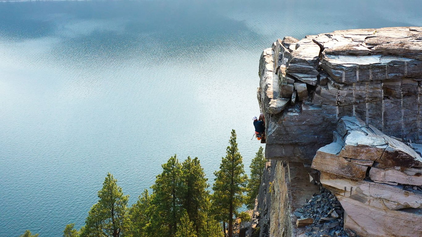 Whitefish Private Guided Rock Climbing Full-Day Tour Image 1