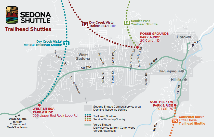 Getting Around Sedona: Your Guide to the Free and Paid Shuttles