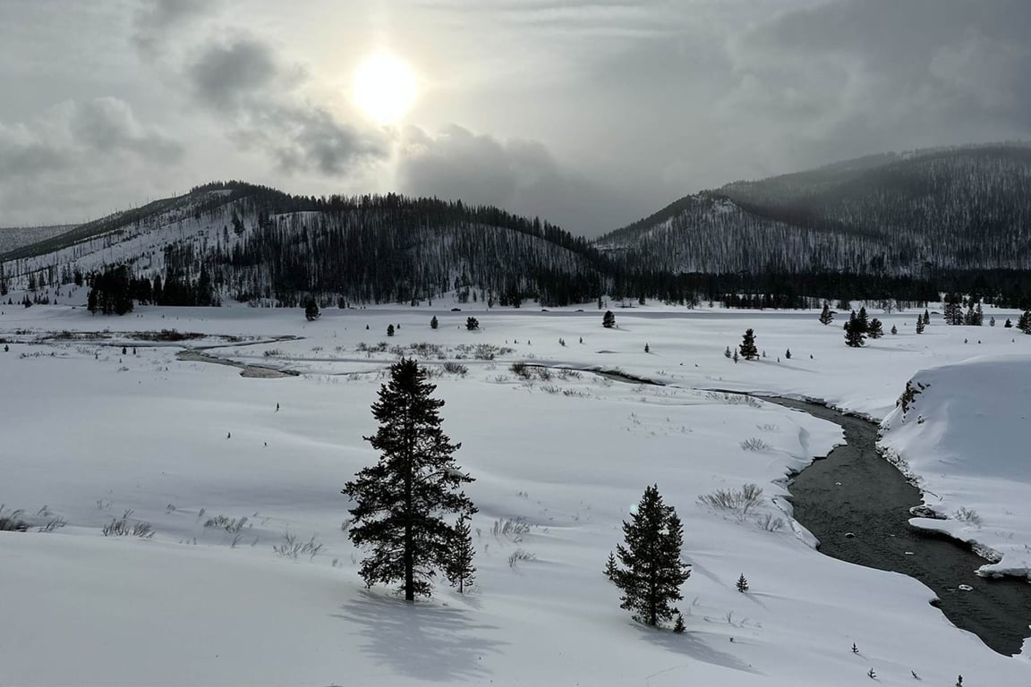 Private Big Sky Snowshoe Tour Image 6