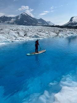 Anchorage Heli-Glacier Paddleboarding Tour Image 9