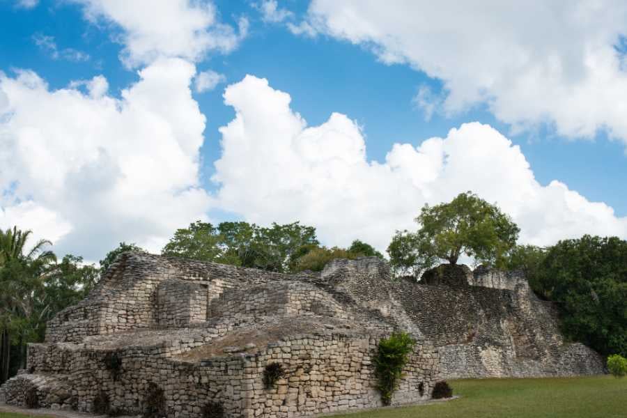 A beautiful view of the kohunlich ruins