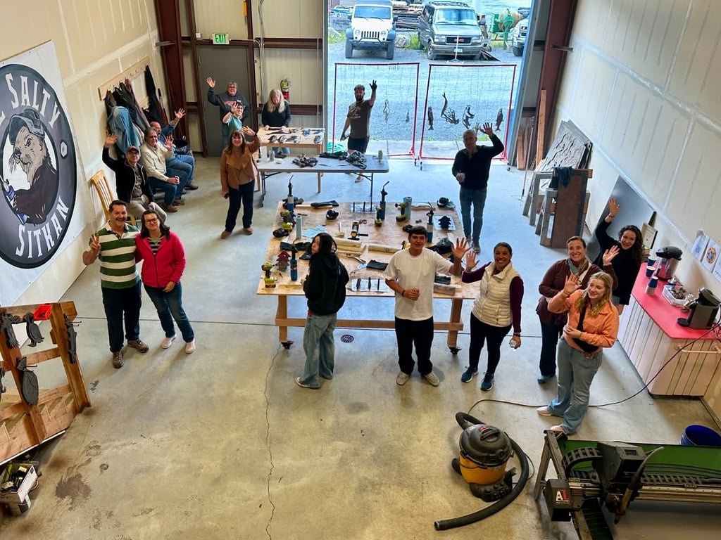 Salty Sitkan Metal Workshop Tour Tour Image 2