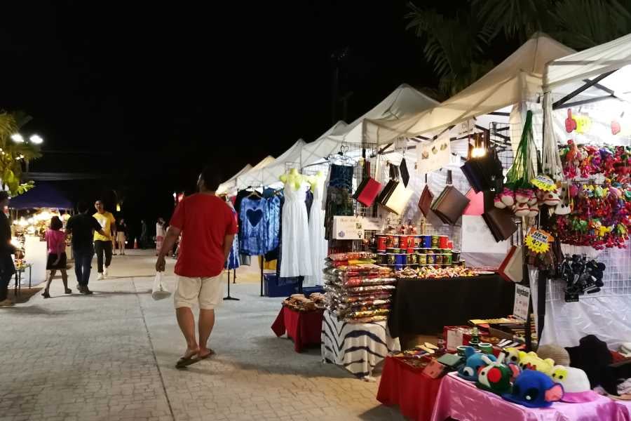 Local market in costa maya