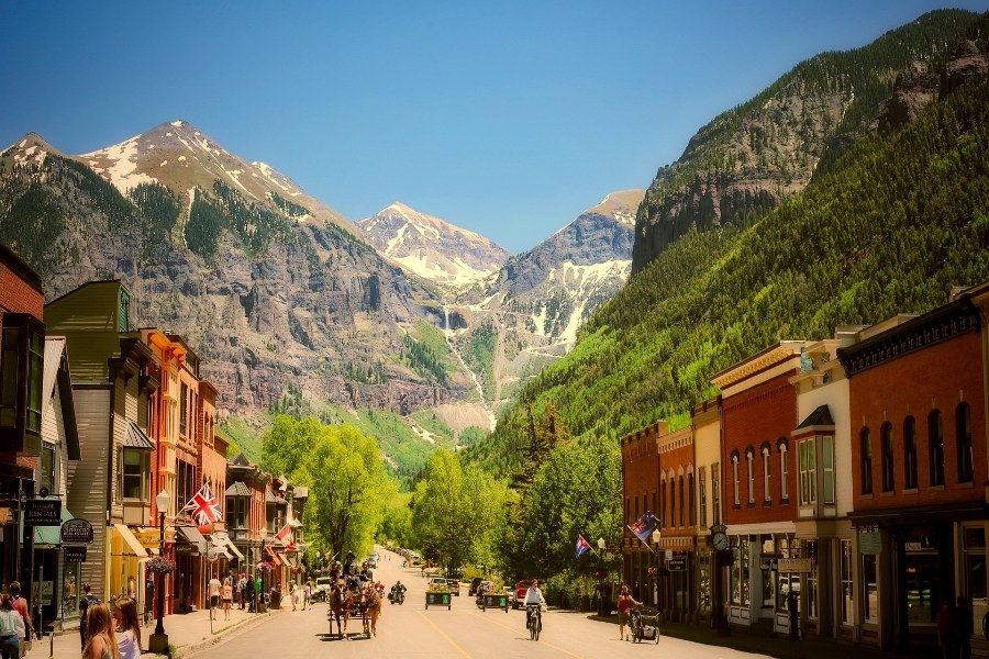 People are visiting Telluride
