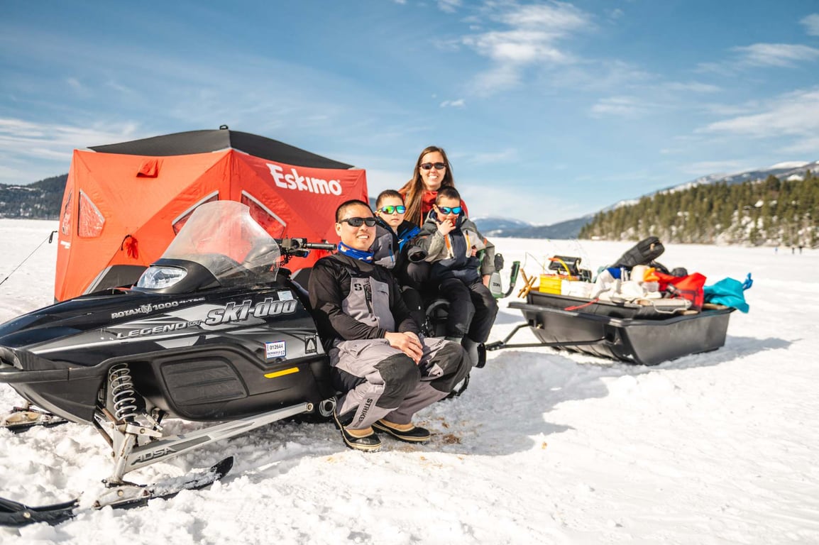 Ice Fishing On Whitefish Lake Tour Image 10