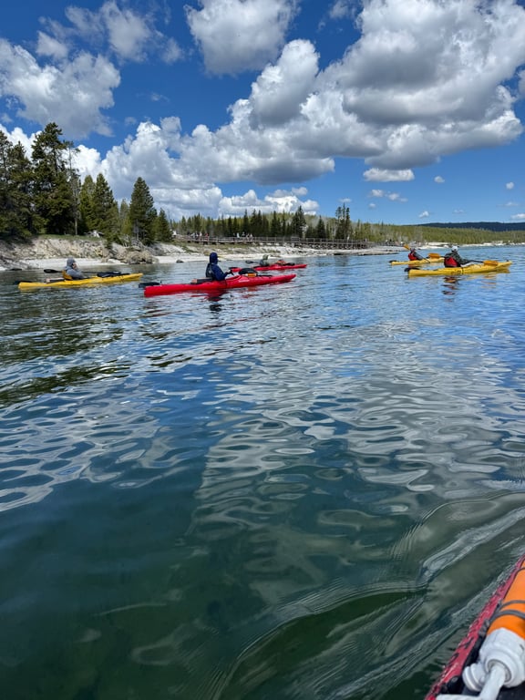Morning Kayak On Yellowstone Lake Tour Image 3