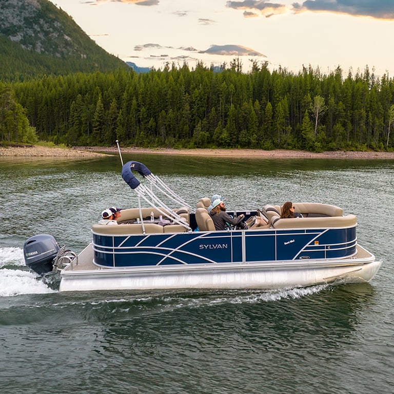 Full Day Whitefish Lake Pontoon Boat  image