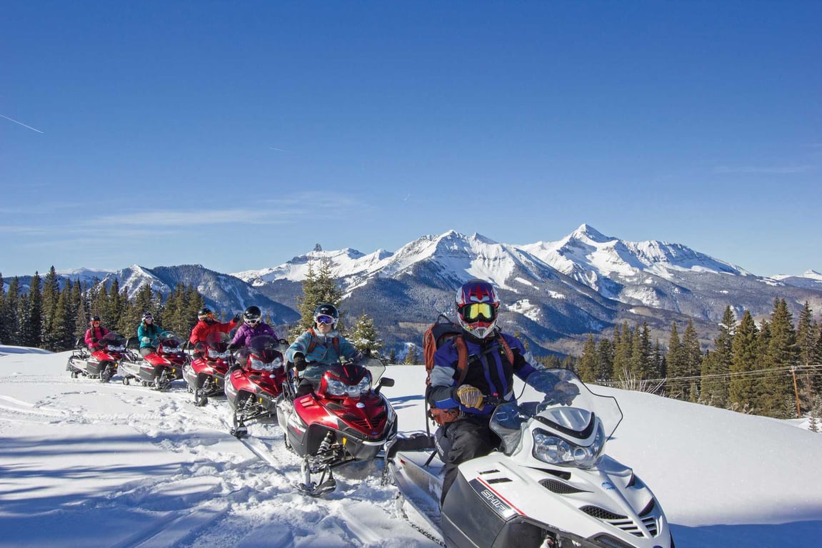 2 Hour Guided Snowmobile Tour Alta Lakes image