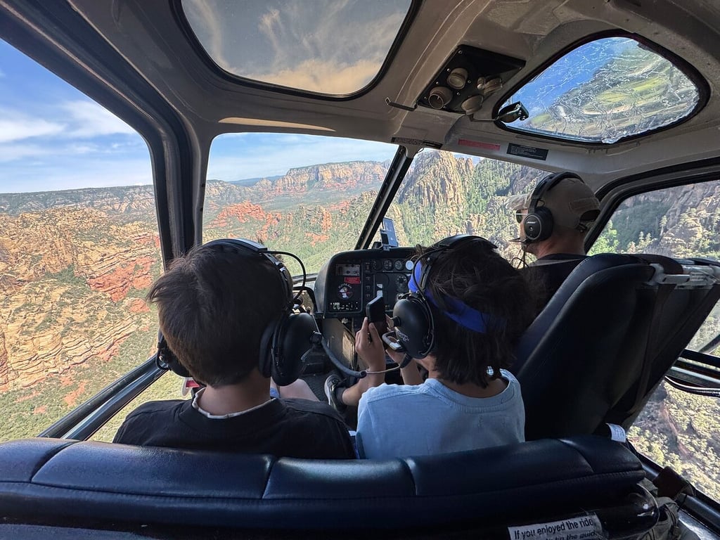 Sedona Mogollon Rim Helicopter Tour - 50 Minute Colorado Plateau Aerial Experience Tour Image 2