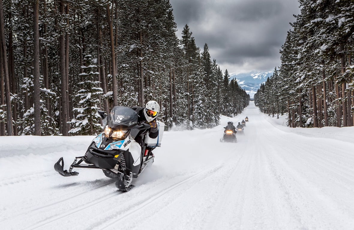 Brooks Lake Snowmobile Tour Tour Image 4