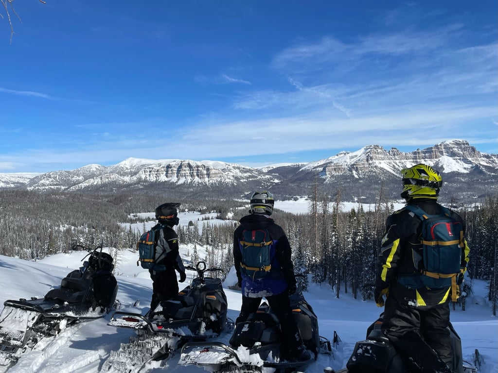Snowmobile in Jackson Hole image
