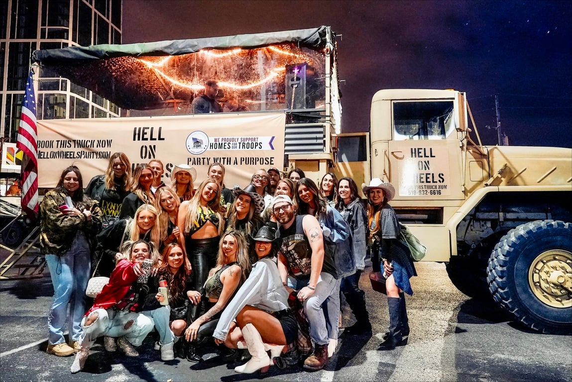 Military Party Truck Tour | Party with a Purpose Tour Image 13