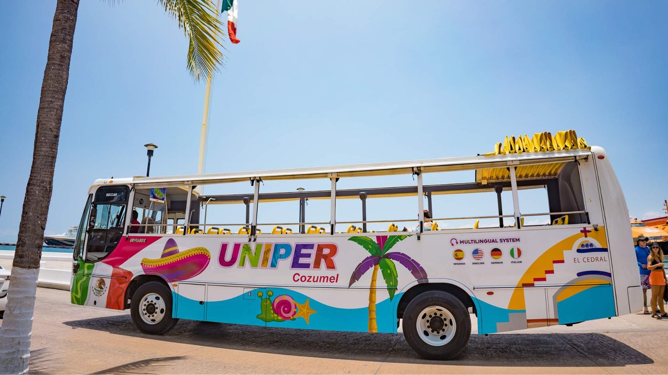 Discover Cozumel Open Top Bus & Beach Break image