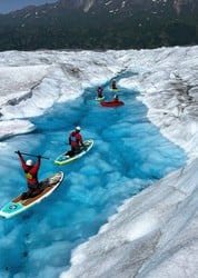 Anchorage Heli-Glacier Paddleboarding Tour Image 5