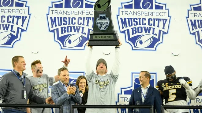 Music City Bowl football game at Nissan Stadium in Nashville